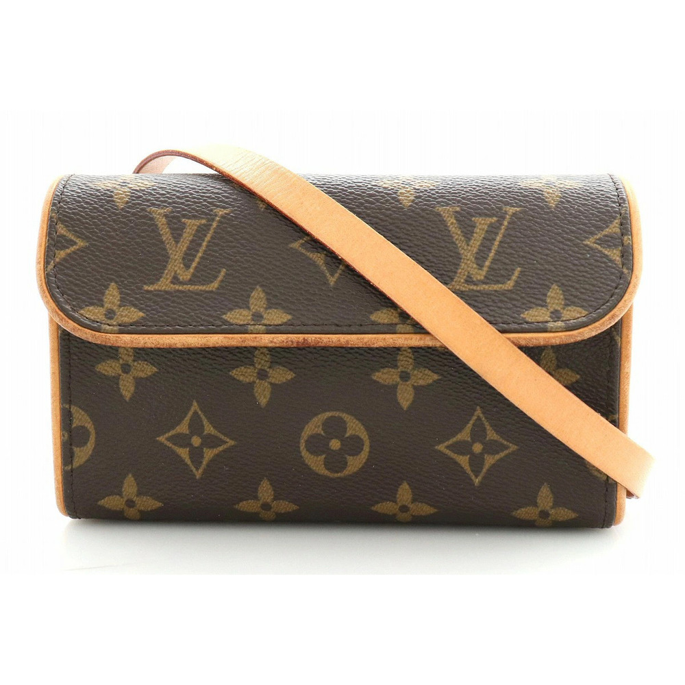 LOUIS VUITTON Monogram Pochette Florentine Waist Clutch Bag Hip Strap XS